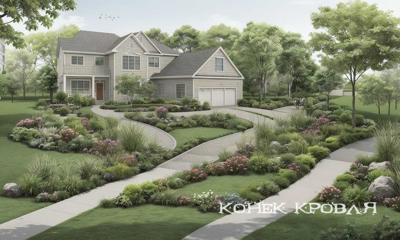 Контрастные текстуры для минималистичного сада для стильного оформления