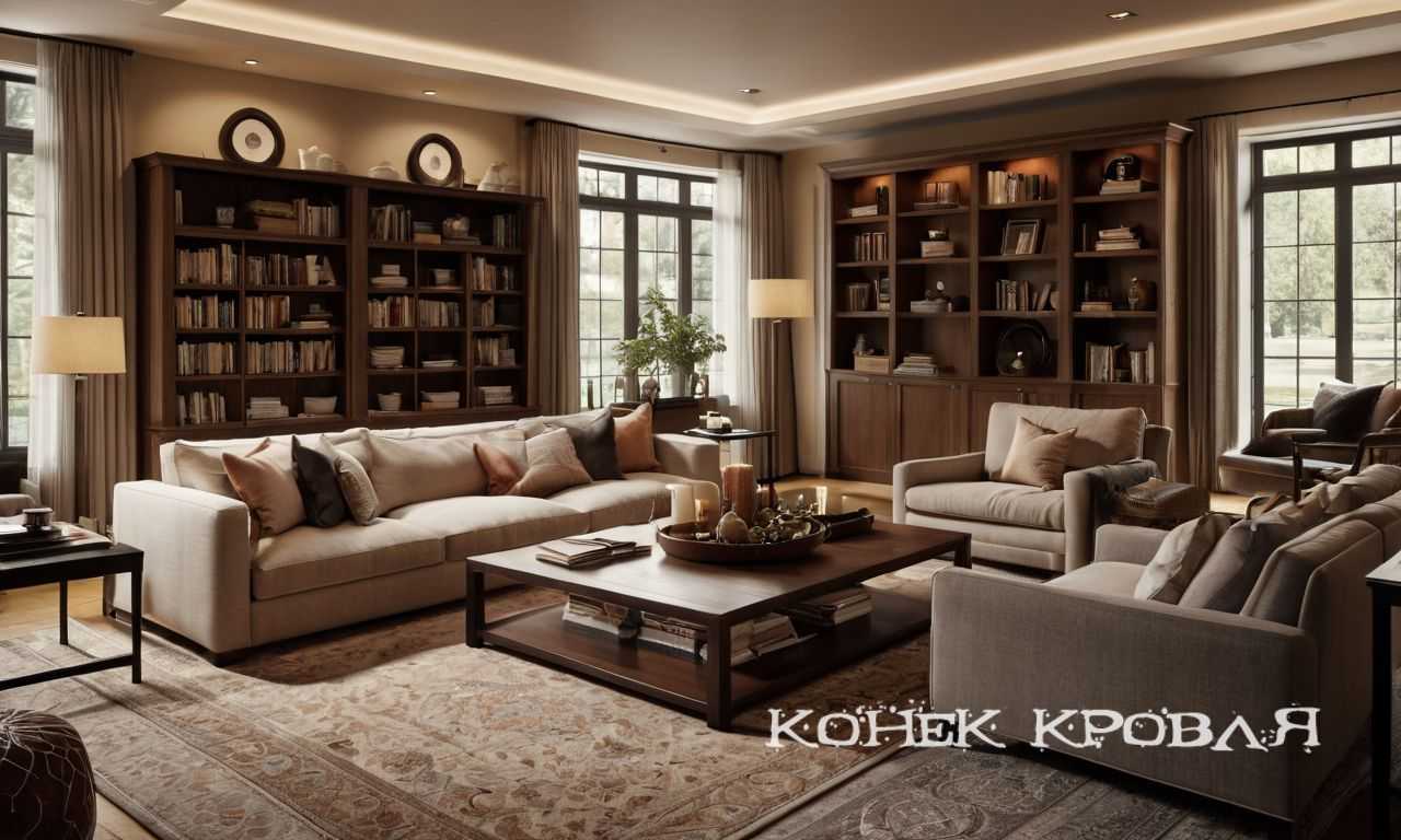 Сочетание золотых акцентов с цветовой палитрой интерьера