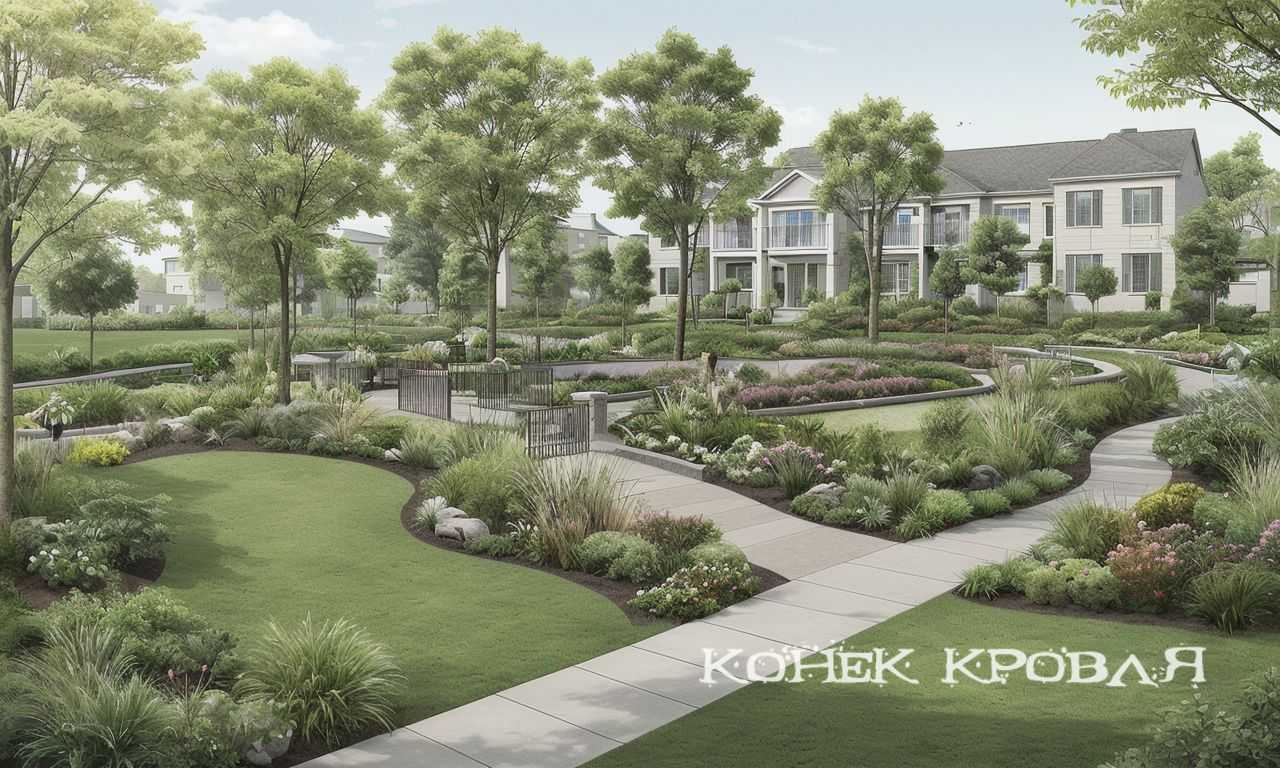 Как контрастные оттенки листьев в теневом саду создают уникальную атмосферу