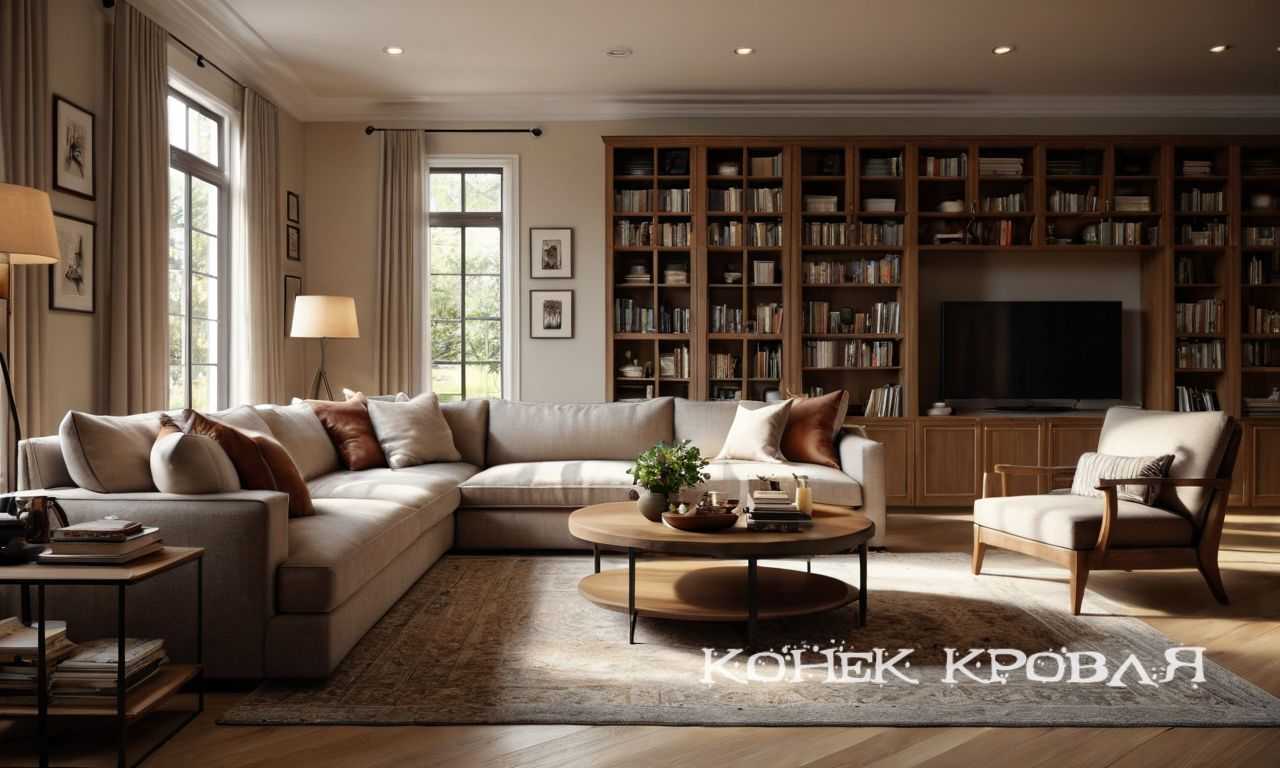 Использование контраста между мебелью и цветом стен