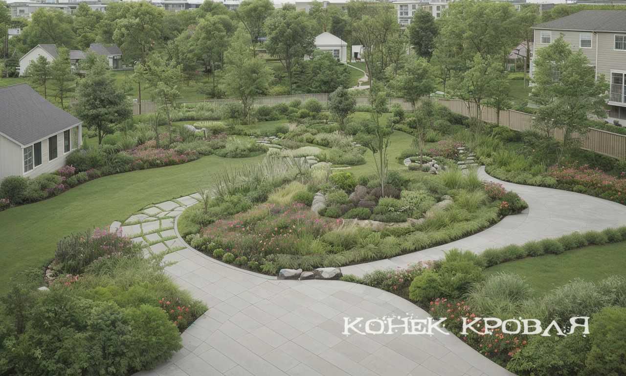 Создайте гармоничное сочетание света текстуры и высоты в вашем цветнике