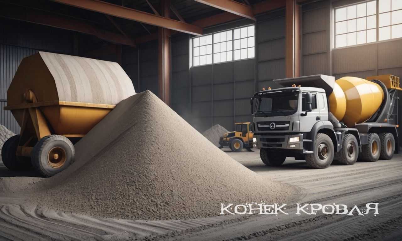 Процесс производства воздушного бетона на заводе