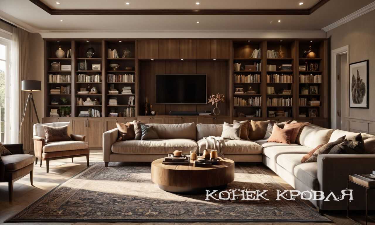 Элегантная мебель для гостиной с камином создаёт уют стиль и комфорт