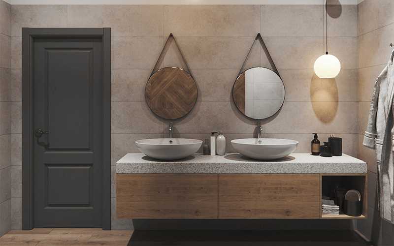 Как выбрать идеальную деревянную дверь для ванной комнаты