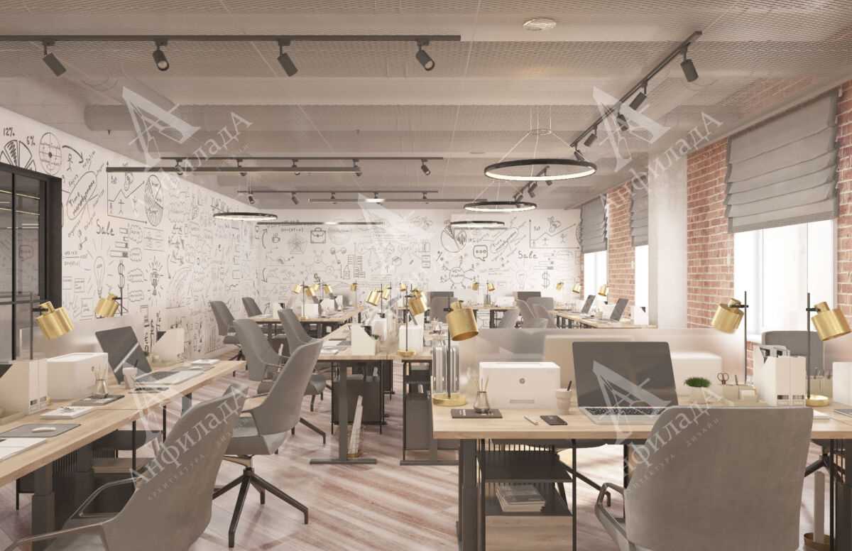 Организация рабочего пространства в дизайне интерьера офиса